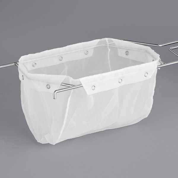 Fryclone 7 1/2" Deep Fryer Oil Filter Bag with Snaps