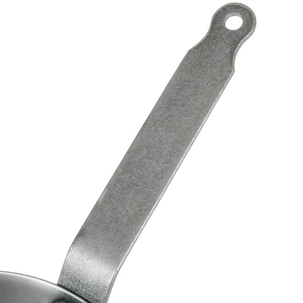 Matfer Bourgeat 062033 8 5/8" Heavy Duty Polished Black Steel Crepe Pan