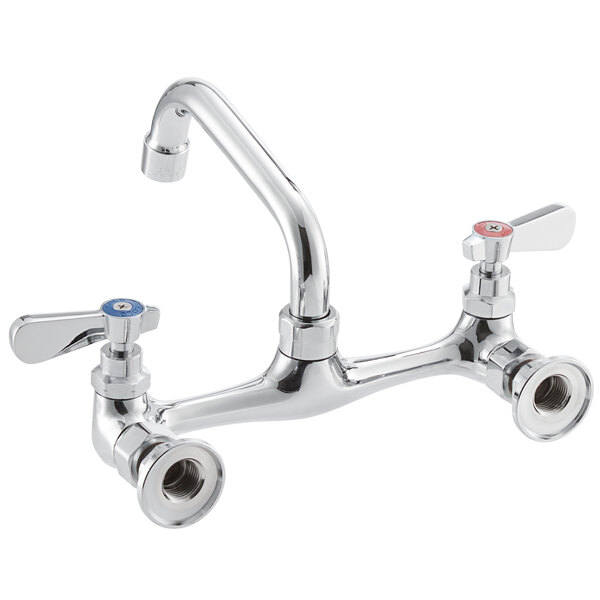 Regency Wall Mount Faucet with 6" Swing Spout and 8" Centers