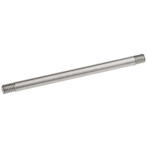 An Avantco Rotating Shaft for MT64 Meat Tenderizers, a long stainless steel rod.