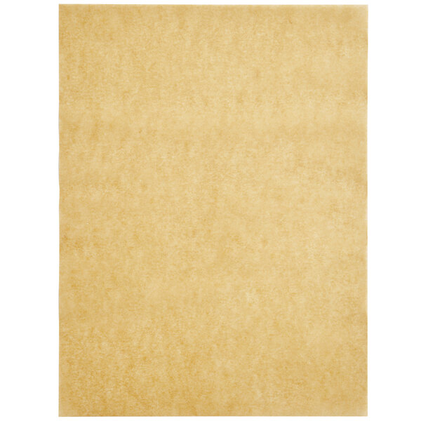 Baker's Mark 9" x 12" Quarter Size Unbleached Quilon® Coated Parchment