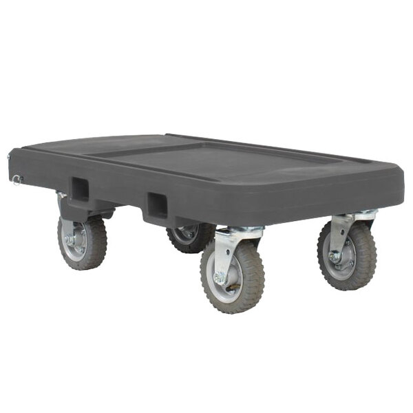 Vollrath 16951 19" x 34 1/2" x 8 13/16" Dark Gray Flatbed Utility