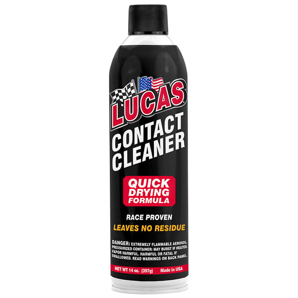 Lucas Oil 10799 14 oz. Contact Cleaner Aerosol   - 12/Case