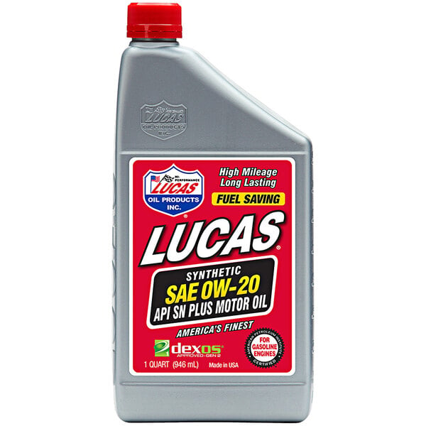 Lucas Oil 10050 1 Qt. Synthetic SAE 10W-30 API SN Plus Motor Oil