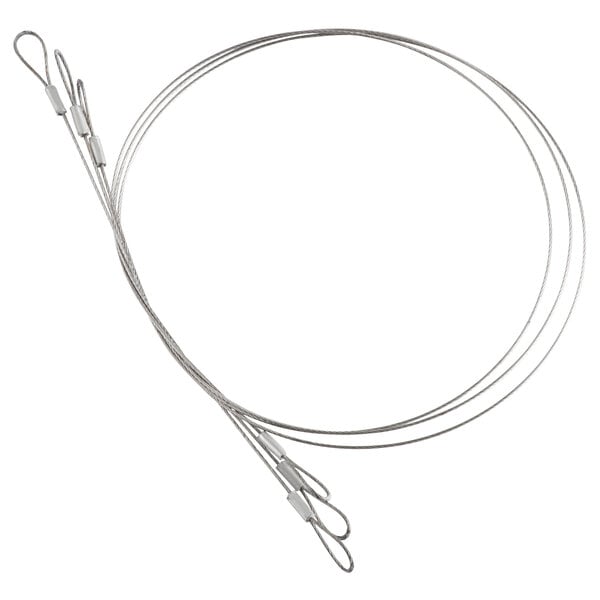 A Vollrath replacement wire kit for a Redco Cheese Blocker with two hooks on the wire.