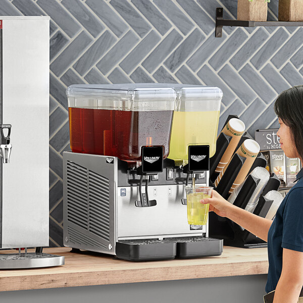 Vollrath VBBD237S Double 3.17 Gallon Bowl Refrigerated Beverage