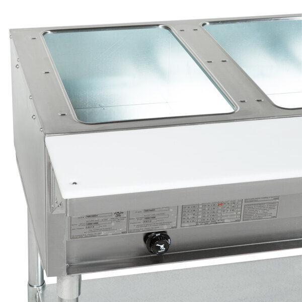 Eagle Group DHT4 Open Well Four Pan Electric Hot Food Table 120V