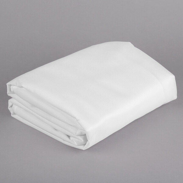 Metro 18X36X54UC Uncoated White Nylon Shelf Cart and Truck Cover with