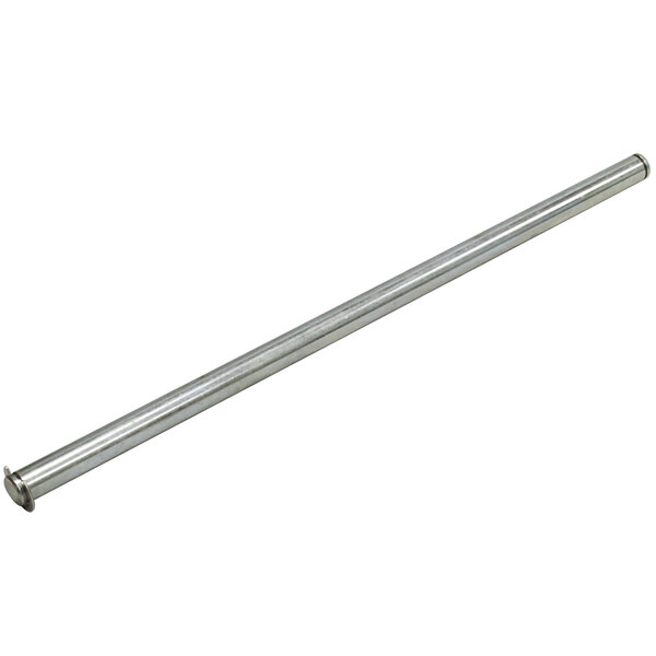 A long metal axle for Mytee carpet cleaners on a white background.