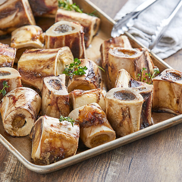 Warrington Farm Meats Short Beef Femur Bones 20 lb. Pack