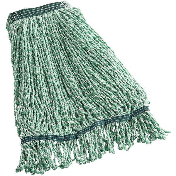 Rubbermaid Commercial FGA81306GR00 Web Foot Microfiber String Mop 1-inch Size Green 