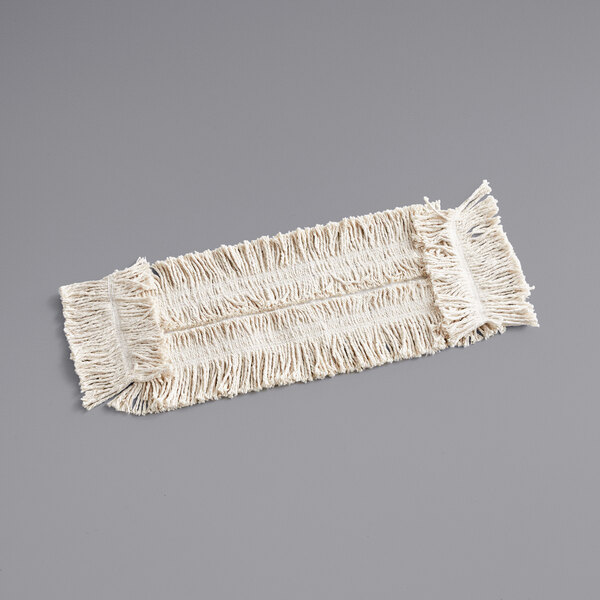 Rubbermaid FGL25300WH00 24" White CutEnd Disposable Cotton Dust Mop