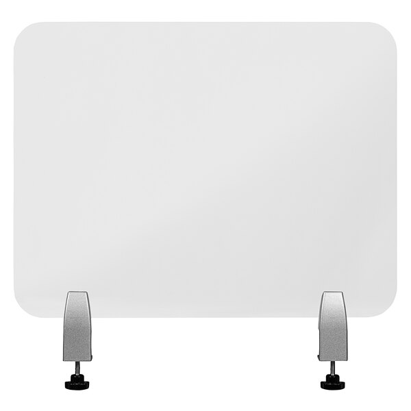 Flash Furniture BRDDIA4558GG 23" x 18" Clear Acrylic Desk Partition