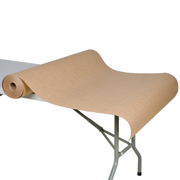 Brown Paper Table Cover  40 x 300' 60# Brown Paper Roll Table Cover