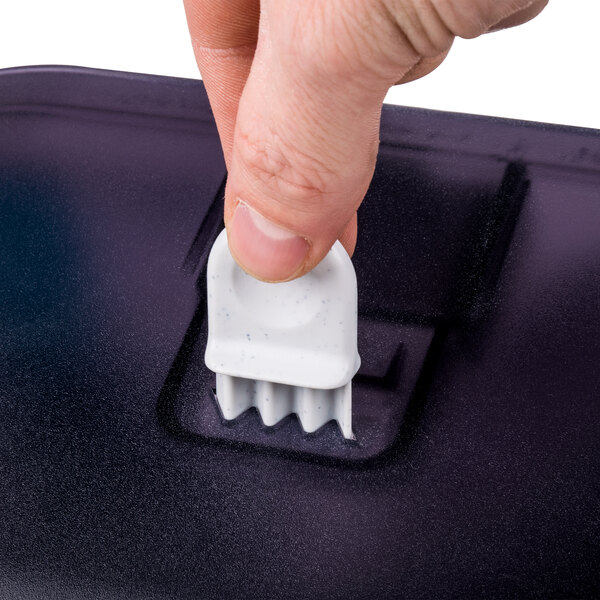 San Jamar R3690TBK Versatwin Ocean Double Roll Toilet Tissue Dispenser