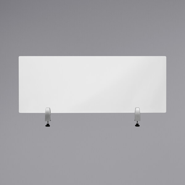 Flash Furniture BRDDIA45119GG 47" x 18" Clear Acrylic Desk Partition