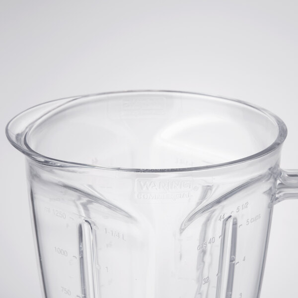Waring Glass Jug With Blade & Lid 1.25Ltr - Waring Commercial Blenders - MBS Wholesale
