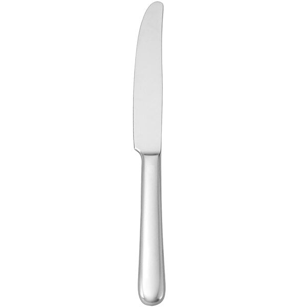 A Sant'Andrea Puccini stainless steel dessert knife with a silver handle.