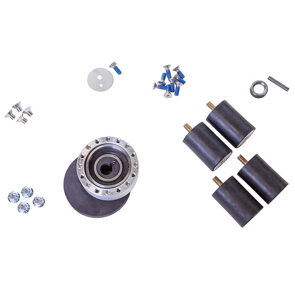 A Square Scrub EBG-18 Pivot Eccentric Repair Kit, including black and metal parts.