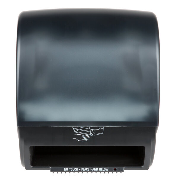 Response DISP 235 Black HandsFree Paper Roll Towel Dispenser with