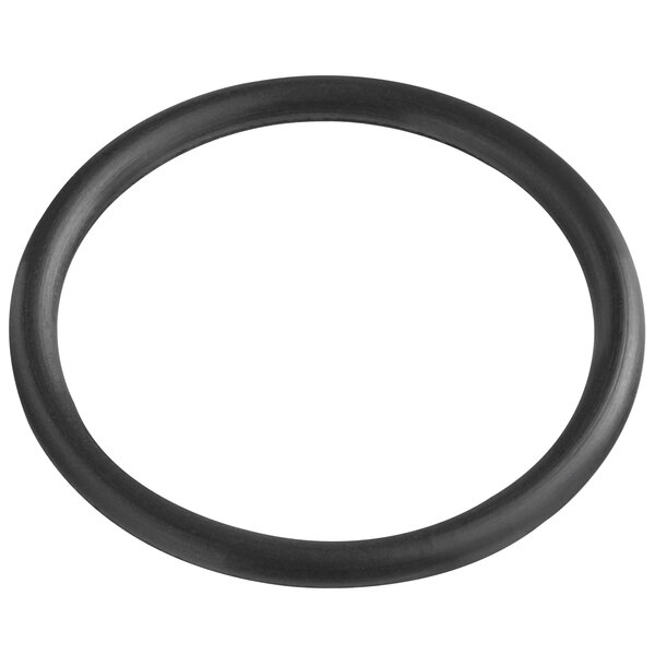 A black rubber O-ring for a Bunn coffee brewer.