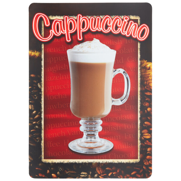 Bunn 28362.0000 Replacement Cappuccino Display Graphic for Coffee Brewers