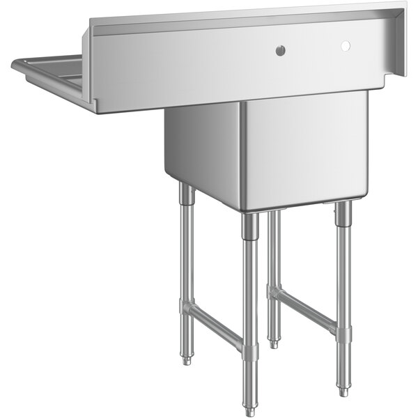 Regency 36 1/2" 16 Gauge Stainless Steel One Compartment Commercial