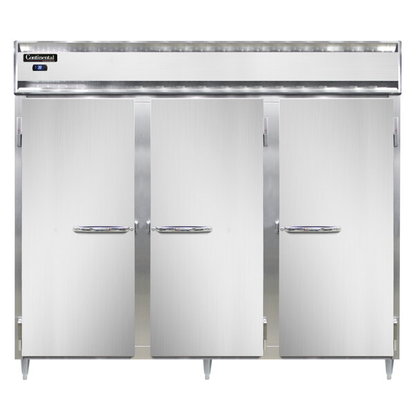 Continental Refrigerator D3REN 86" Extra Wide Solid Door ReachIn