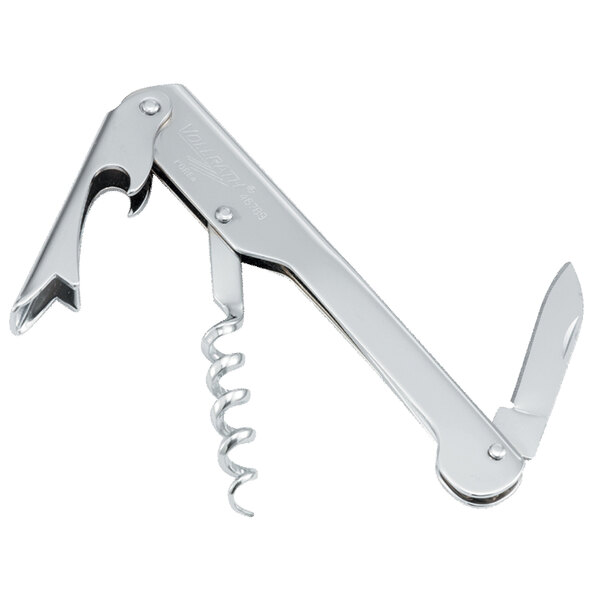 Vollrath 46789 4 5/8" AllinOne Stainless Steel Waiter's Corkscrew and