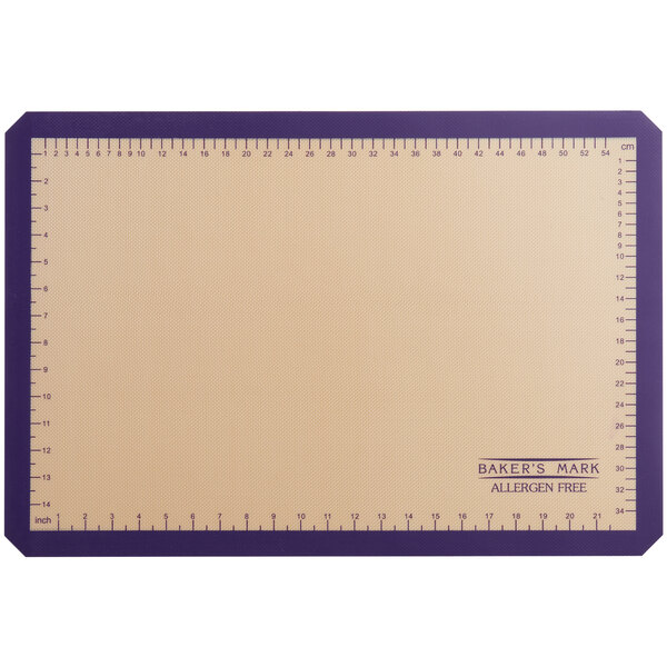 Silicone Pastry Mat with Measurements 14.5 X 24, Non Stick