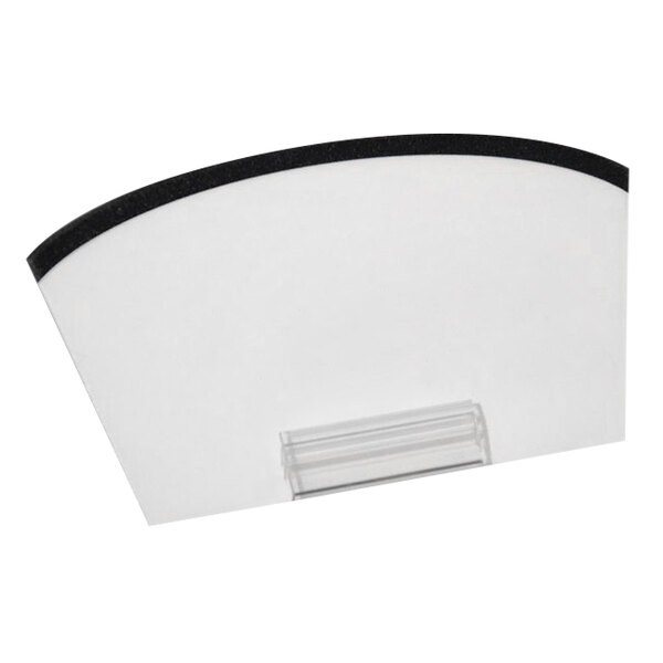 25 Clip-On Sign Holders For Sneezeguards - Clear Plastic 1.25" Length, Business Display