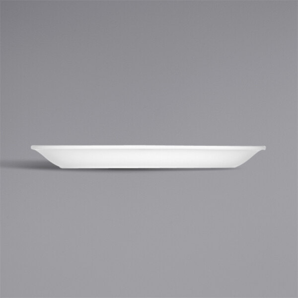 A white rectangular Bauscher porcelain platter.