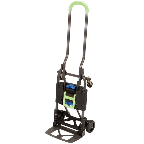 Cosco 300 lb. Blue and Green 2in1 MultiPosition Folding Hand Truck