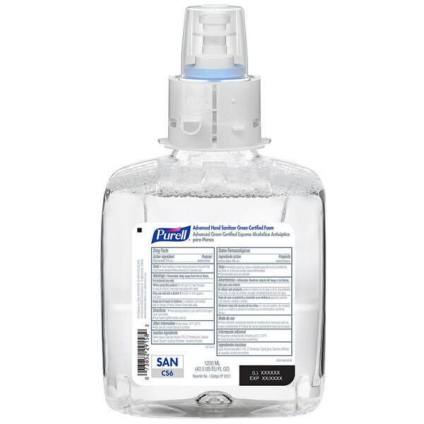 A case of Purell Advanced Green Certified Foaming Hand Sanitizer with two bottles.