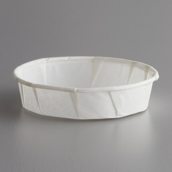 Genpak F100S Harvest Paper 1 oz. Squat Souffle / Portion Cup 250/Pack