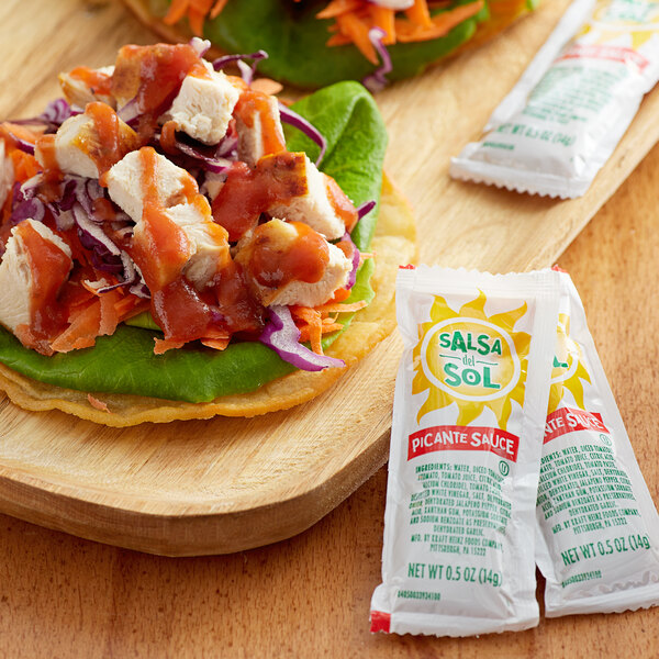 Salsa Del Sol Single Picante Sauce Packets (200/Case)