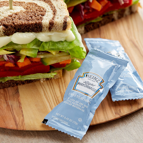 Heinz Light Mayonnaise Portion Packets 12 Gram 200/Case