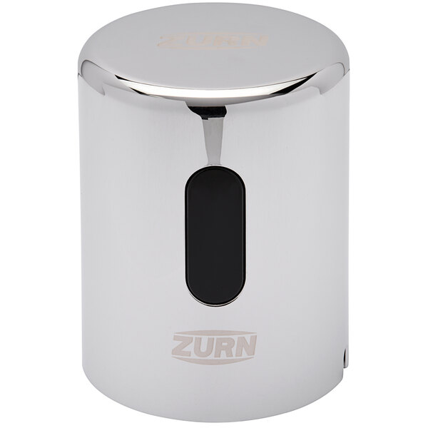 The silver Zurn ZTR6200EV-X toilet flush valve body with a black sensor.