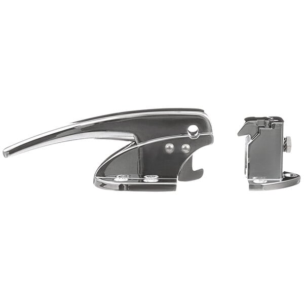 All Points 22-1104 7" Door Latch with Strike - Curved Handle and Adjustable Offset