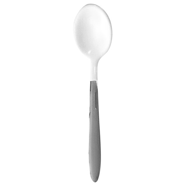 A Richardson Products Inc. youth spoon with a white handle.