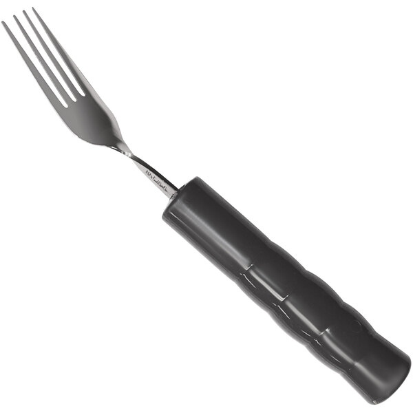 A Richardson Products Inc. weighted adaptive fork with a black handle.