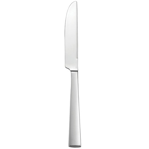 A Sant'Andrea Elevation stainless steel dessert knife with a silver handle.