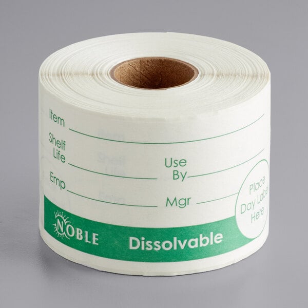 2 Rolls labels for organizing Removable Labels Dissolvable Food Labels for