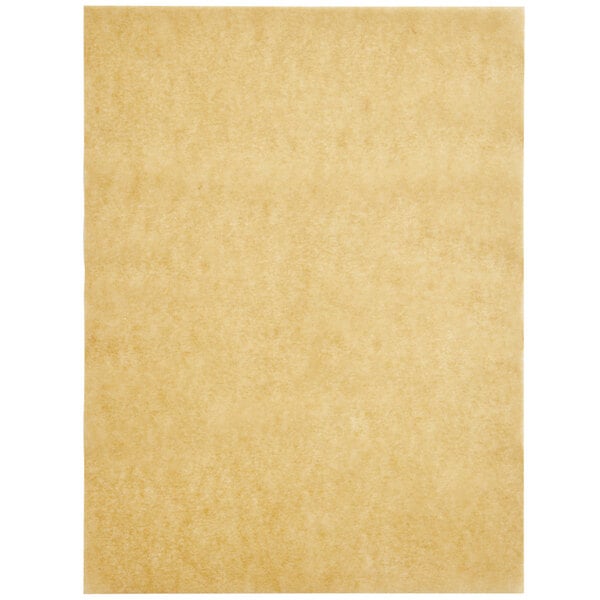Baker's Mark 9 x 12 Quarter Size Unbleached Quilon® Coated Parchment Paper  Bun / Sheet Pan Liner Sheet - 100/Pack