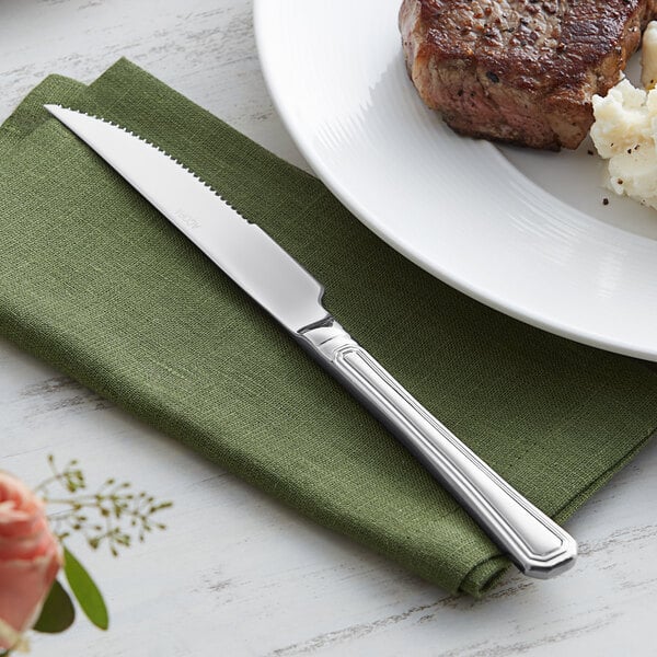 Class Quality 4'' Steak Knife Set, 9 Piece 8 Steak Knives with a