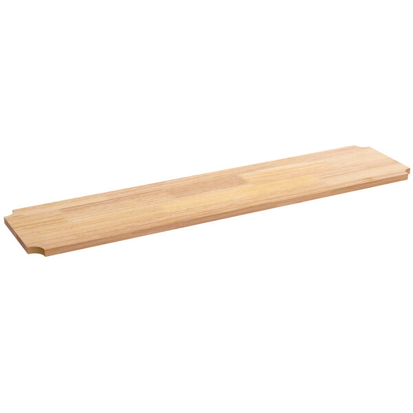 A Regency hardwood cutting board insert for wire shelving.