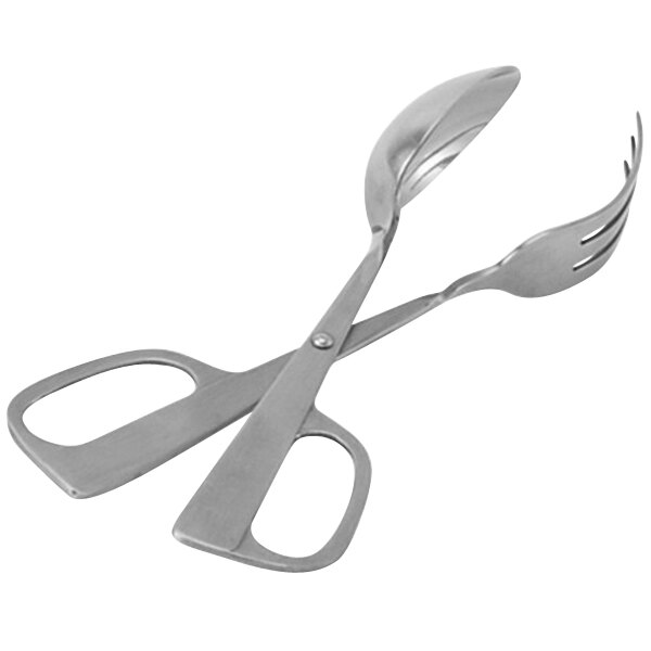 Copper Metal Salad Tongs, 9 Inch Stainless Steel Servers for Pasta
