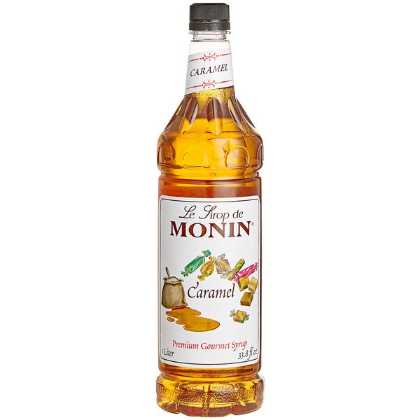 Monin Premium Caramel Flavoring Syrup 1 Liter