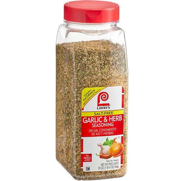 Lawry's 20 oz. SaltFree Garlic and Herb Seasoning