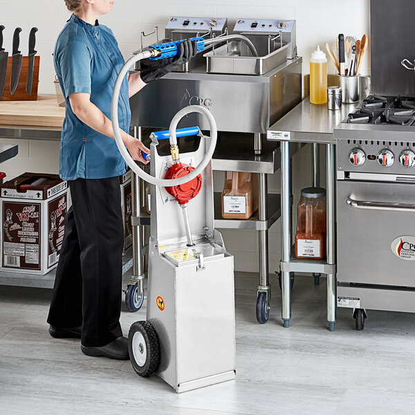 Shortening Shuttle® SS645 Simplicity Series 42 lb. Mini Mobile Waste